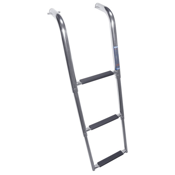 Windline Windline UP-3X Under Platform Telescoping 3-Step Ladder - Stainless Steel Steps UP-3X